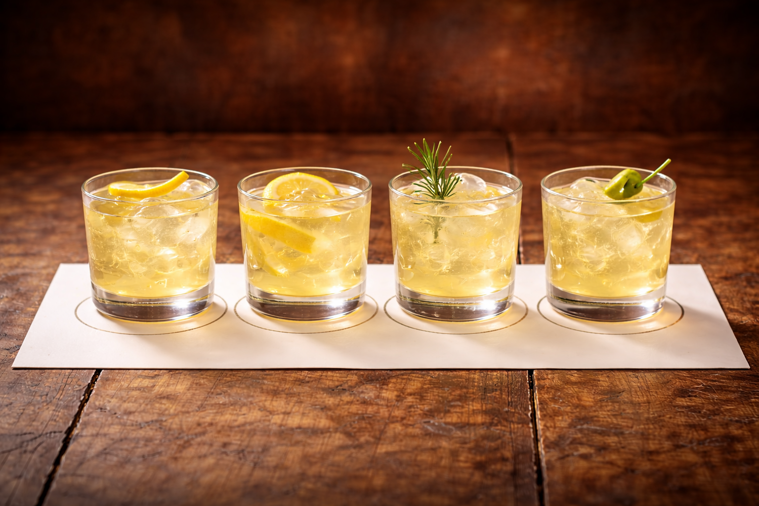 Cocktail tasting